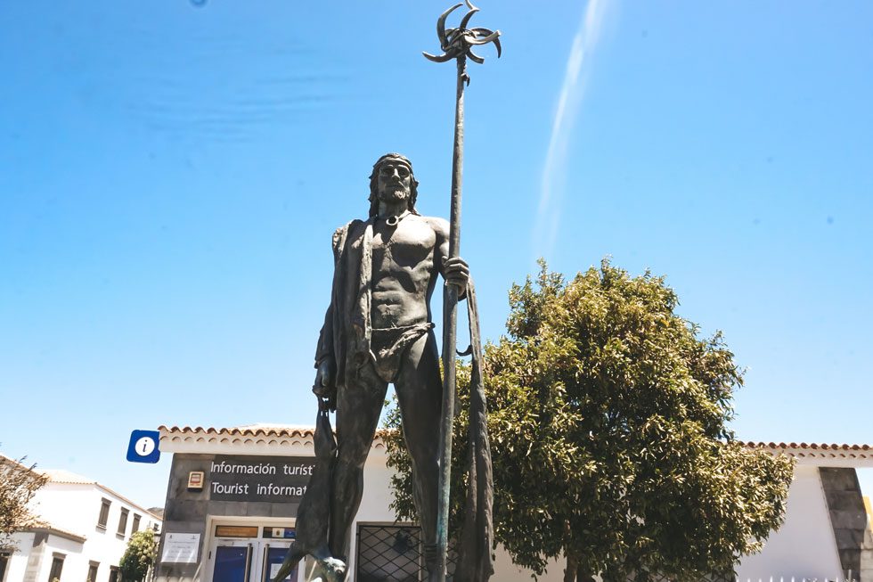 Escultura guanche Santiago del Teide